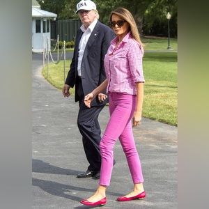 Brooks Brothers Non Iron pink gingham button shirt long sleeves Size 10